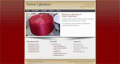 Desktop Screenshot of nortonupholstery.com