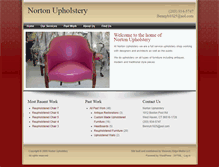 Tablet Screenshot of nortonupholstery.com